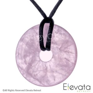 rose quartz pendant