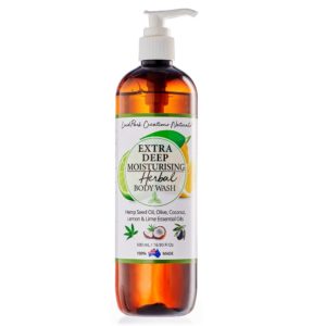 Extra Deep Moisturising Herbal Body Wash, for eczema, dermatitis, babies, super sensitive skin skin