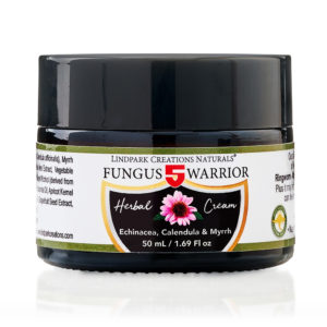 Herbal anti fungal cream using organic natural ingredients. The Fungus 5 Warrior anti fungal herbal cream.