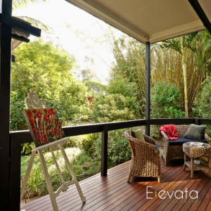 Elevata Retreat Art Package Kit, Back Deck, found at Elevata Retreat Accommodation, Montville Qld