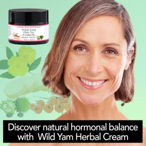 Wild Yam Chaste Tree & Castor Oil Herbal Cream for menopause